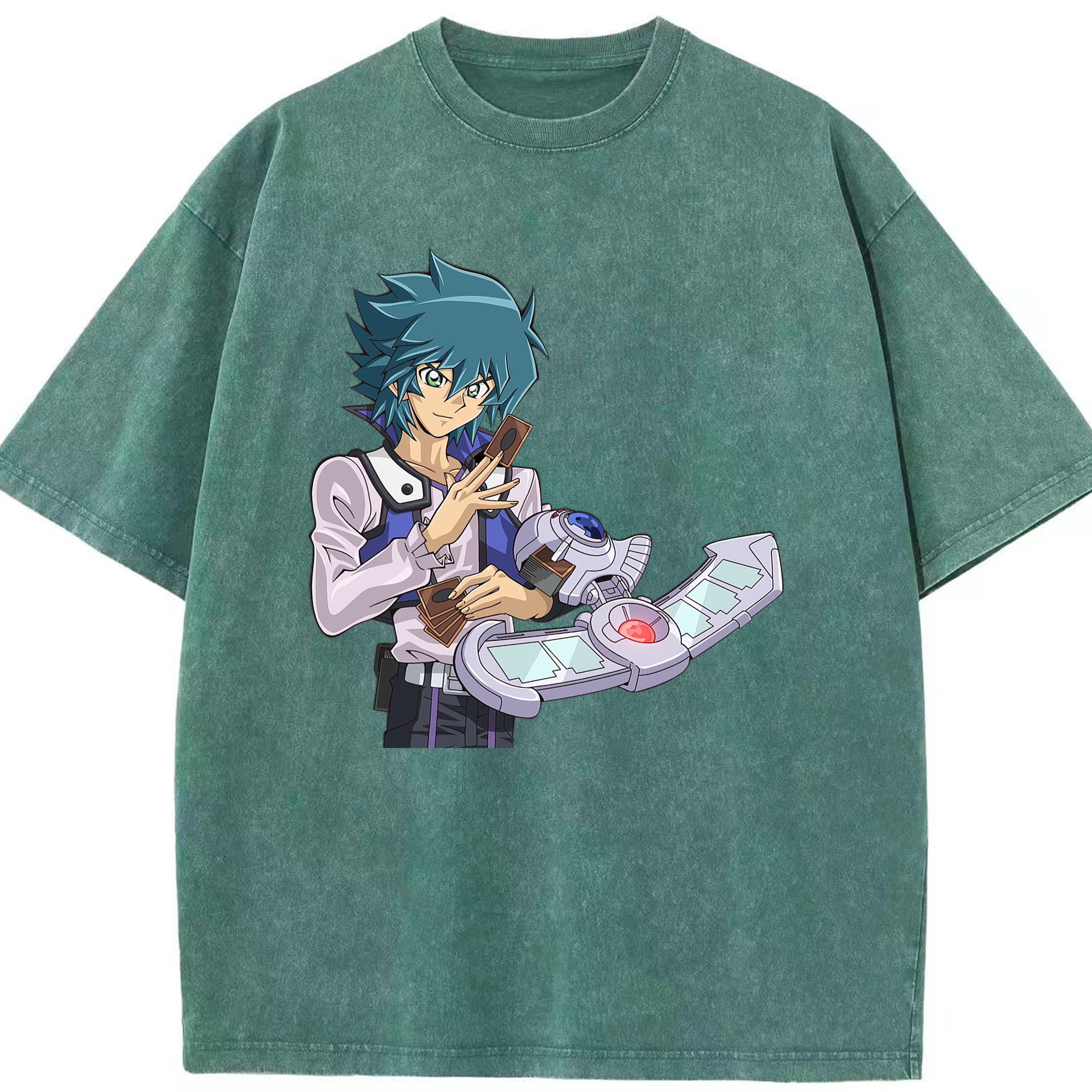 （画像用） 遊☆戯☆王 Yu-Gi-Oh! 綿100% ヴィンテージ風 半袖Tシャツ（フロントプリント）